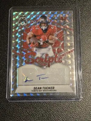2024 Panini Mosaic #SC-STU Sean Tucker Scripts - Football Card Single