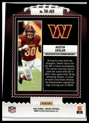 2024 Panini Mosaic #TM-AER Austin Ekeler Touchdown Masters - Football Card Single