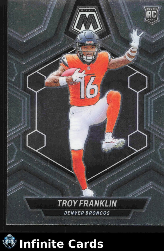2024 Panini Mosaic TROY FRANKLIN #378 Denver Broncos RC