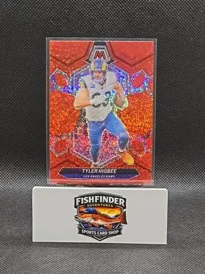 2024 Panini Mosaic - Tyler Higbee #131 Red Sparkle Prizm - Football Card Single