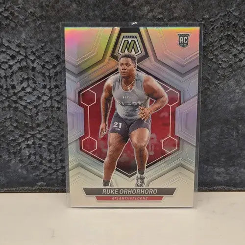 2024 Panini Mosiac - Silver - Rookie Card (RC) - Ruke Orhorhoro #335 - Football Card Single