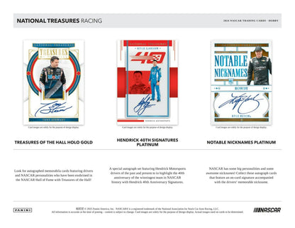 2024 Panini National Treasures Racing Hobby Box - Sports Card Hobby Boxes