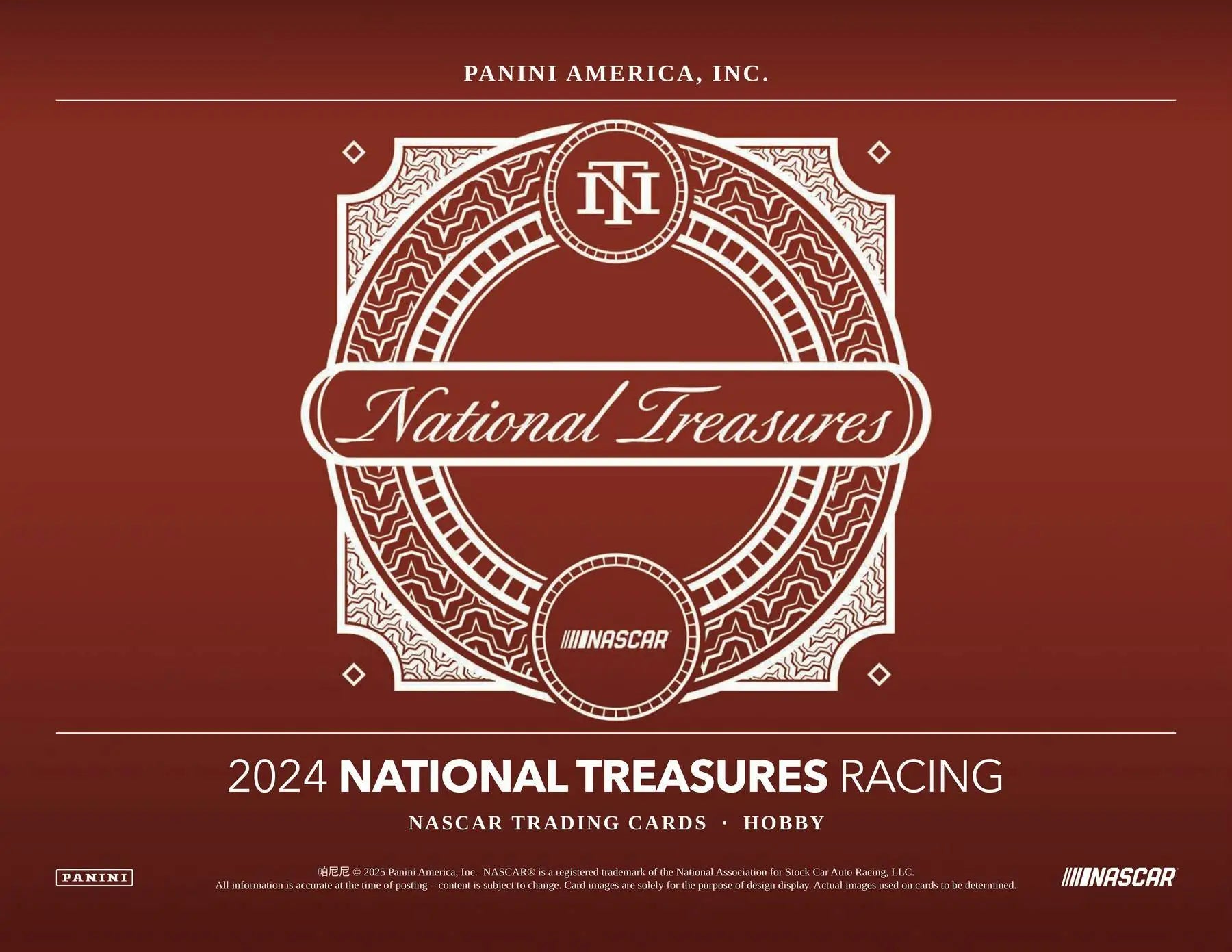 2024 Panini National Treasures Racing Hobby Box - Sports Card Hobby Boxes