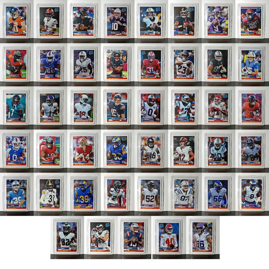 2024 Panini NFL Rated Rookie Retro Complete 45 Card Rookie Football Set 1 of 890 - Football Card Single