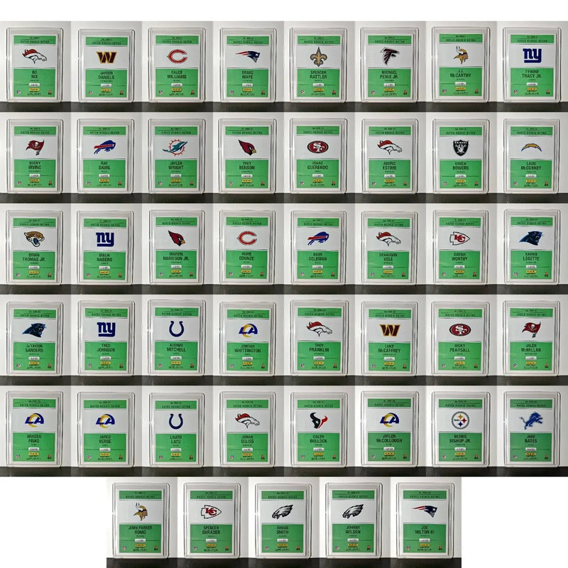 2024 Panini NFL Rated Rookie Retro Complete 45 Card Rookie Football Set 1 of 890 - Football Card Single
