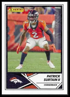 2024 Panini NFL Sticker & Card #21 Patrick Surtain II Denver Broncos