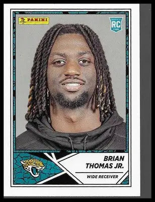 2024 Panini NFL Sticker & Card #81 Brian Thomas Jr. Jaguars Rookie WR