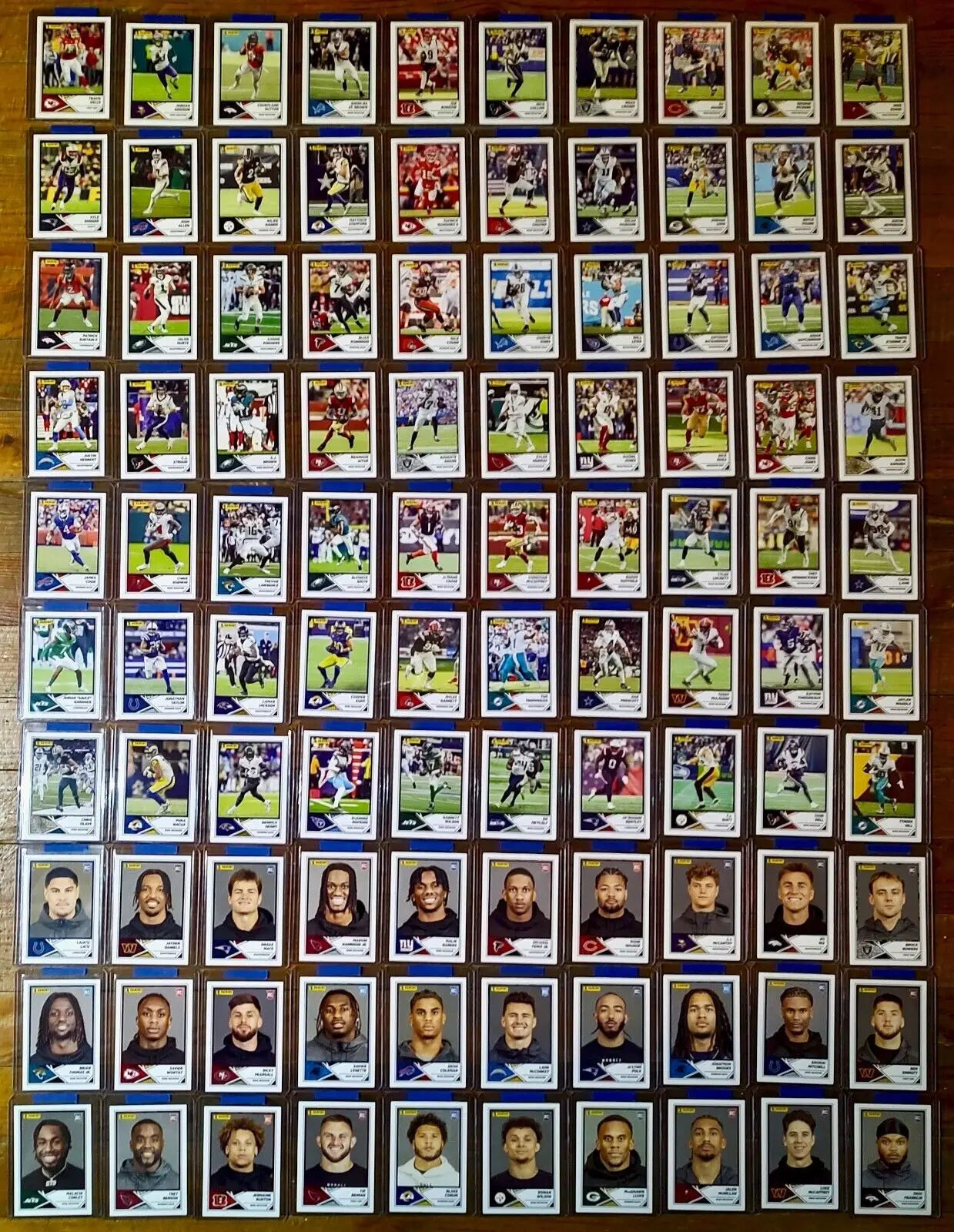 2024 Panini NFL Sticker Collection Complete 100 Football Card Set - Football Card Single