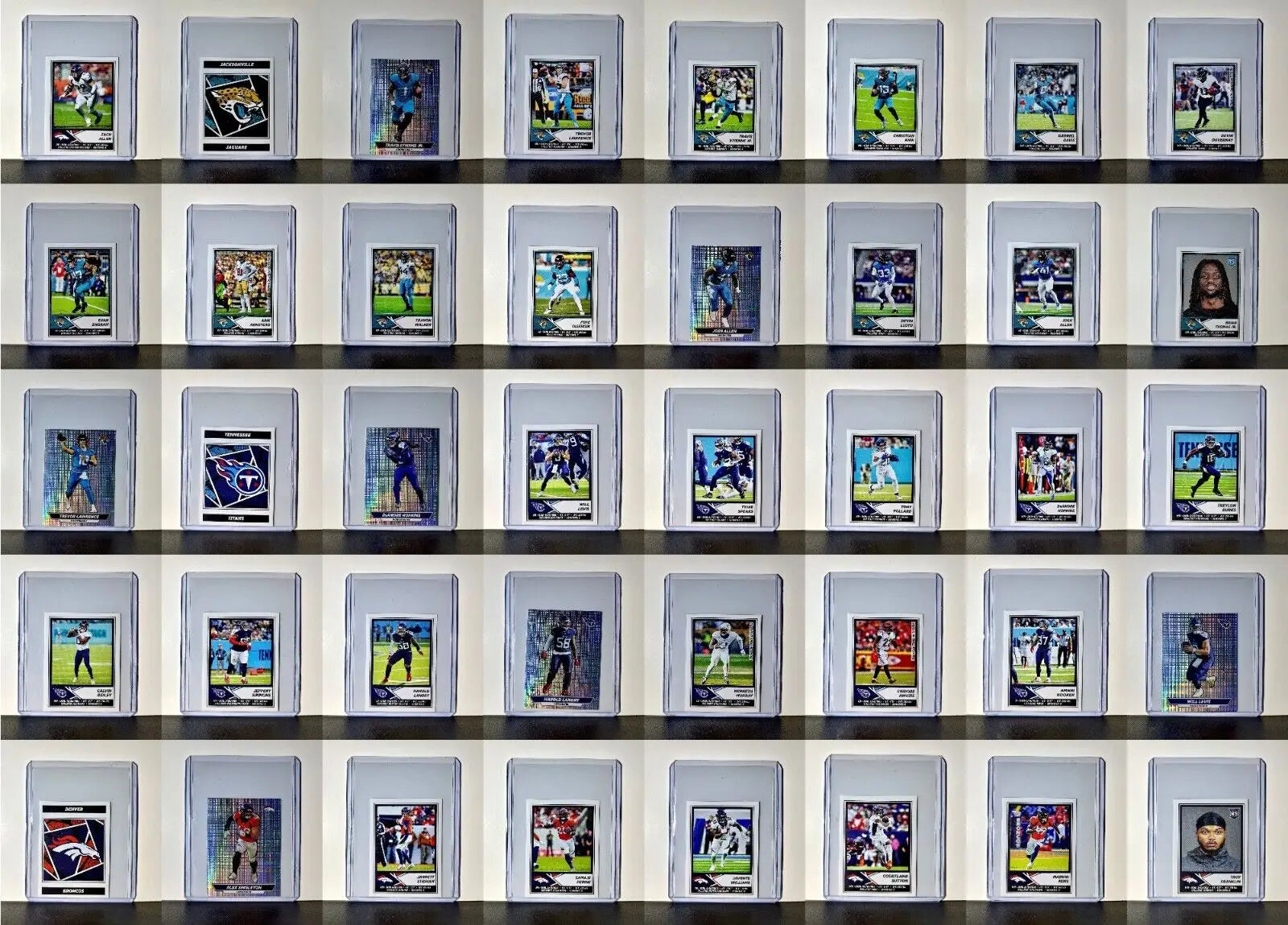 2024 Panini NFL Sticker Collection Complete 566 Football Sticker Set - Toploaded - Football Sticker Collection