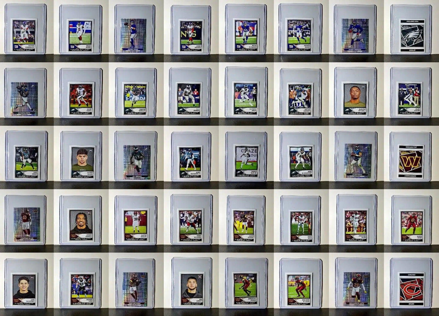 2024 Panini NFL Sticker Collection Complete 566 Football Sticker Set - Toploaded - Football Sticker Collection