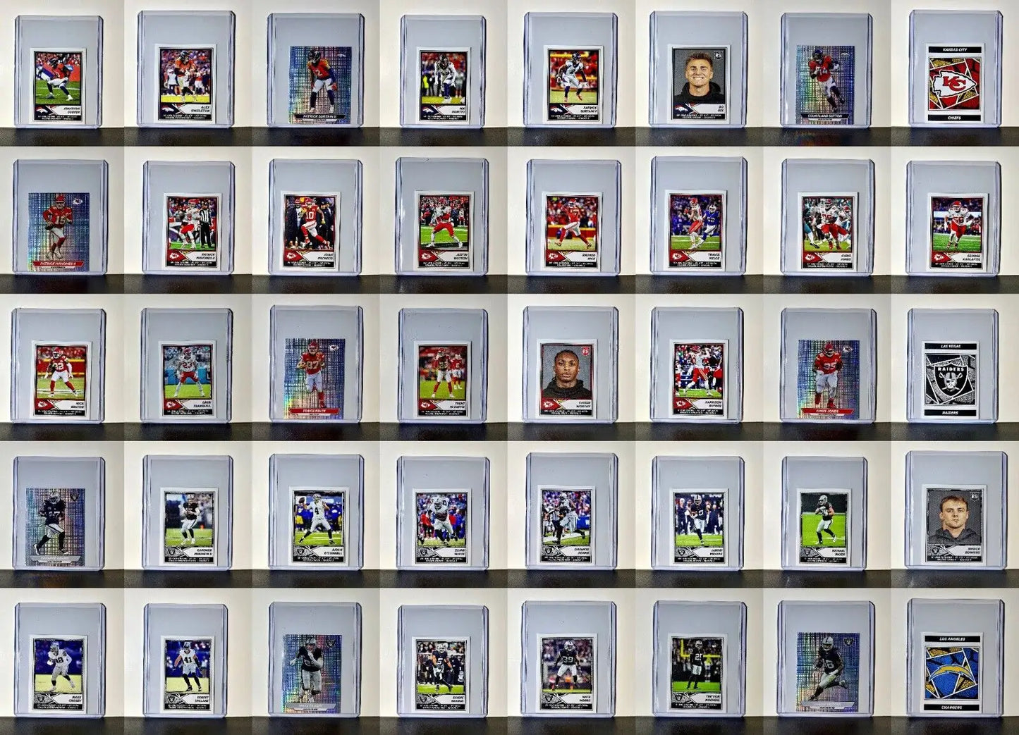 2024 Panini NFL Sticker Collection Complete 566 Football Sticker Set - Toploaded - Football Sticker Collection