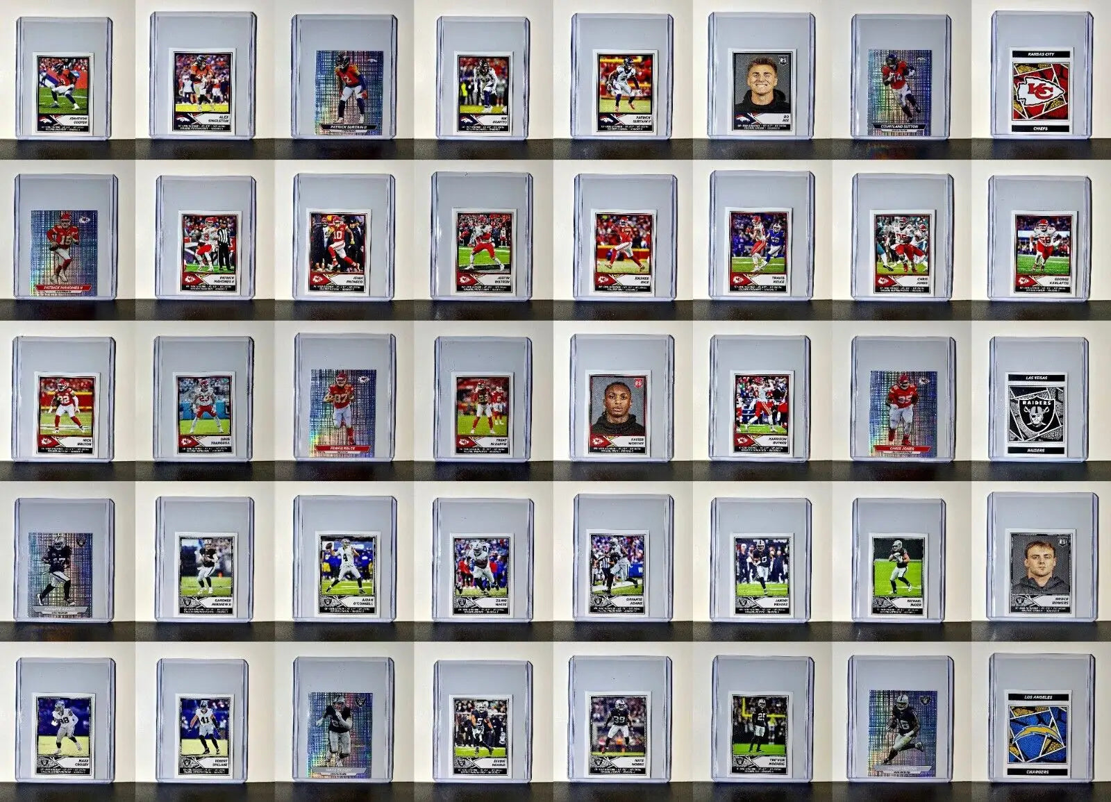 2024 Panini NFL Sticker Collection Complete 566 Football Sticker Set - Toploaded - Football Sticker Collection