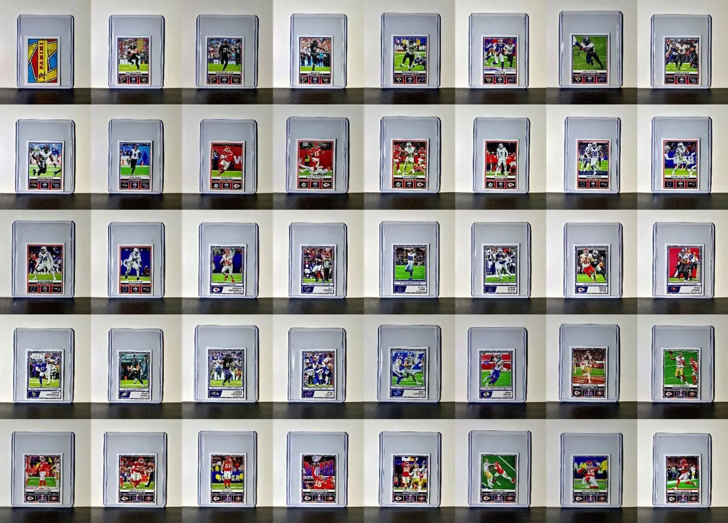 2024 Panini NFL Sticker Collection Complete 566 Football Sticker Set - Toploaded - Football Sticker Collection