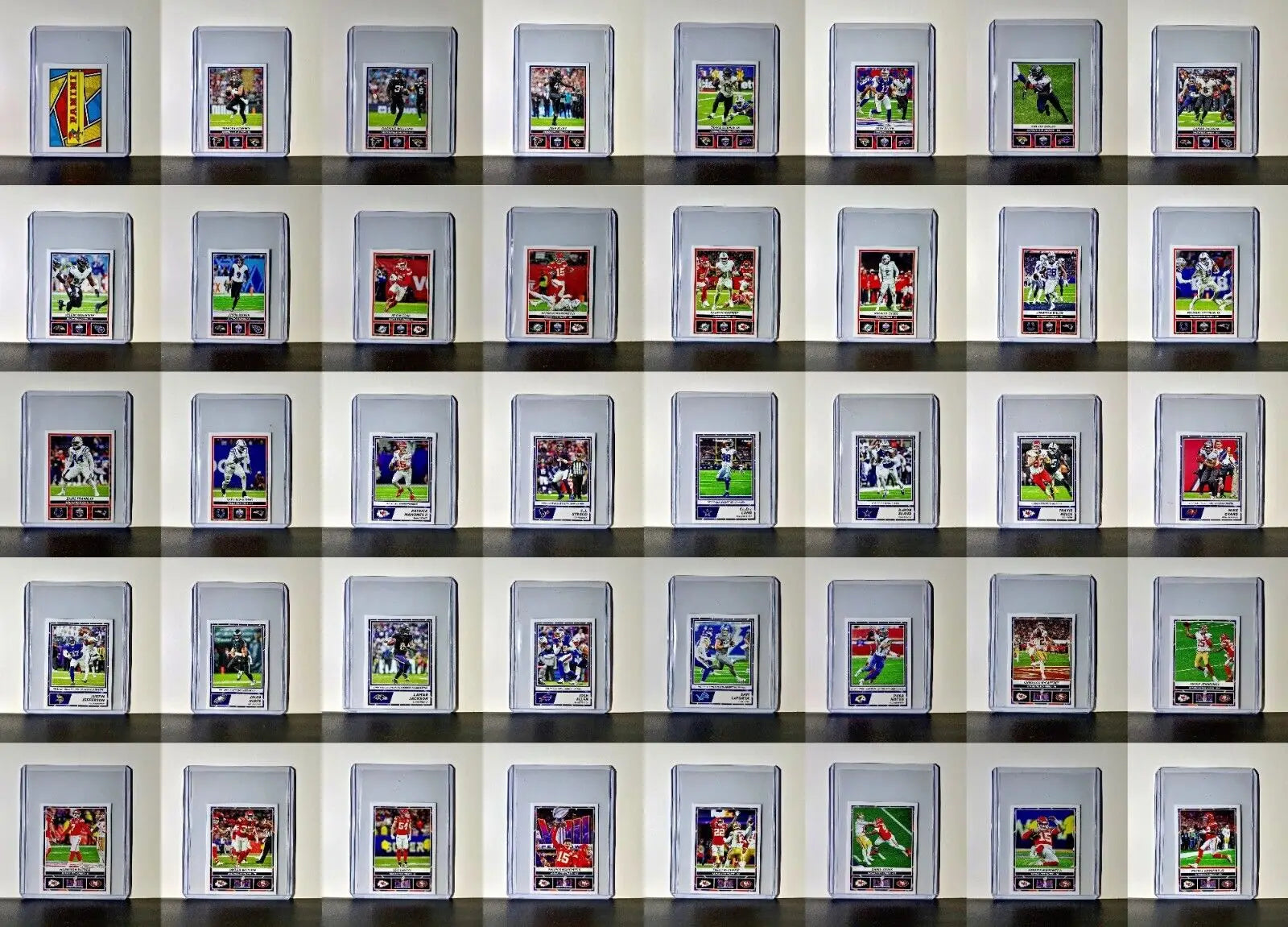 2024 Panini NFL Sticker Collection Complete 566 Football Sticker Set - Toploaded - Football Sticker Collection