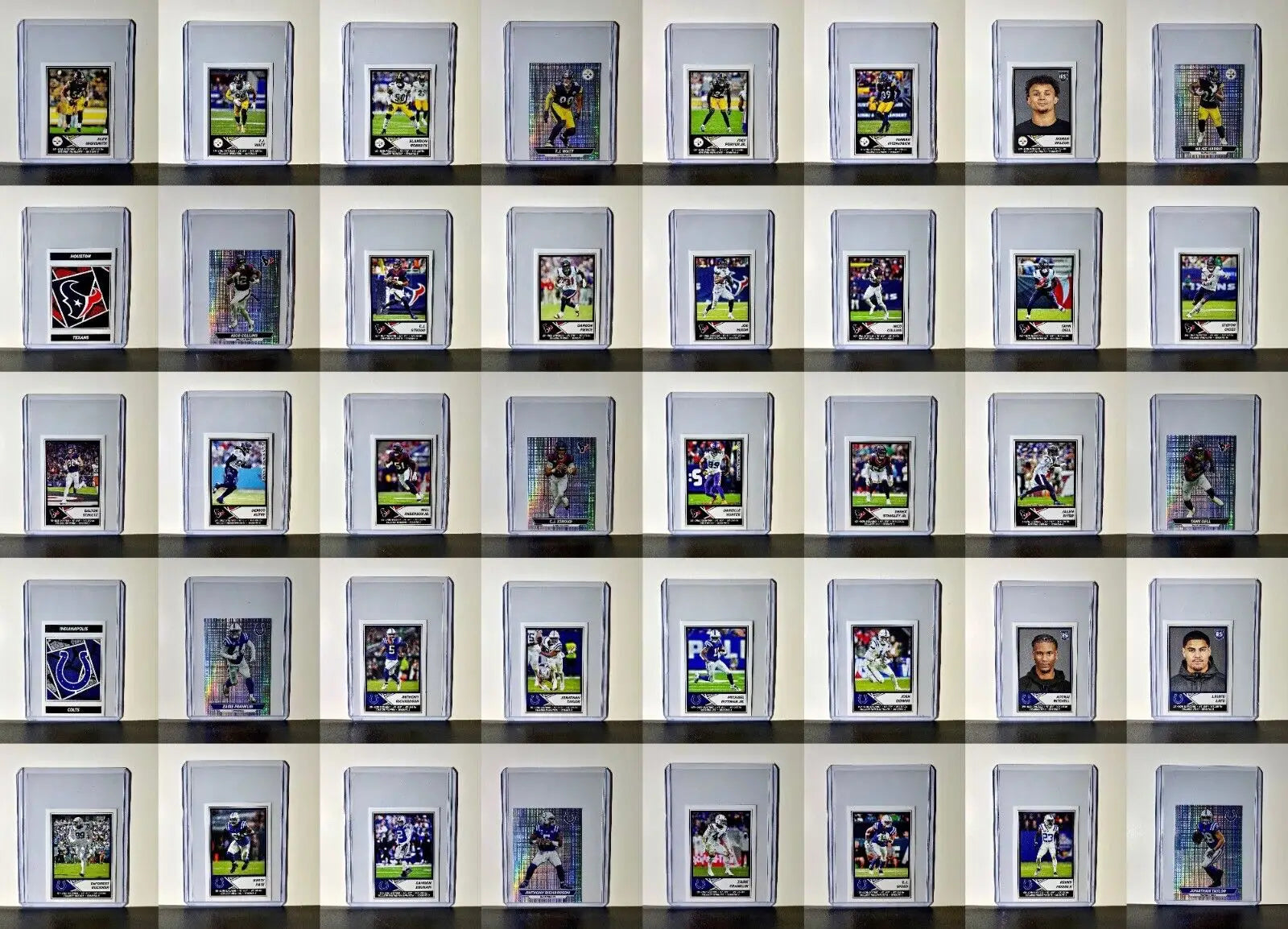 2024 Panini NFL Sticker Collection Complete 566 Football Sticker Set - Toploaded - Football Sticker Collection