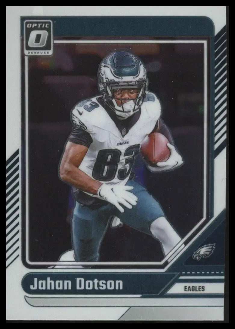 2024 Panini Optic Jahan Dotson #199 Philadelphia Eagles Football Card NFL Sports - Football Card Single