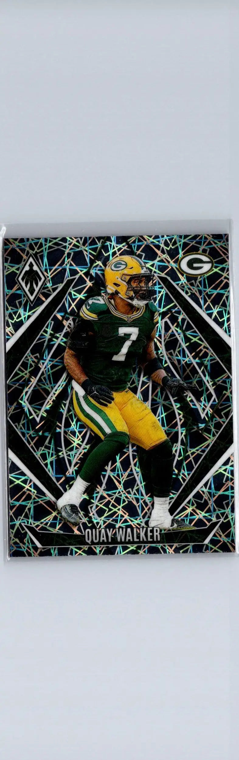 Quay Walker Lazer football card from 2024 Panini Phoenix series