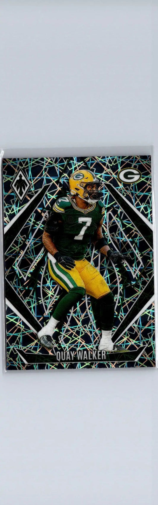 Quay Walker Lazer football card from 2024 Panini Phoenix series