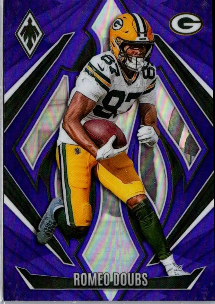2024 Panini Phoenix #125 Romeo Doubs Purple - Football Card Single