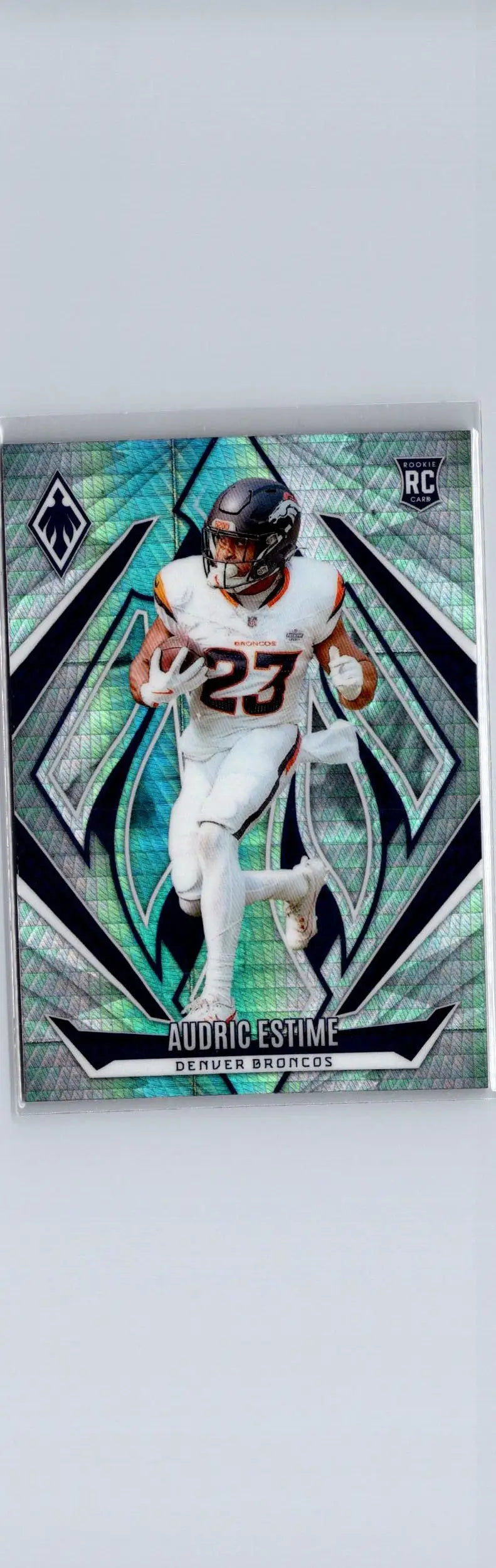 Audric Estime football card 2024 Panini Phoenix Estime Silver collectible image
