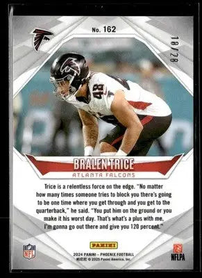 2024 Panini Phoenix #162 Bralen Trice Teal #/28