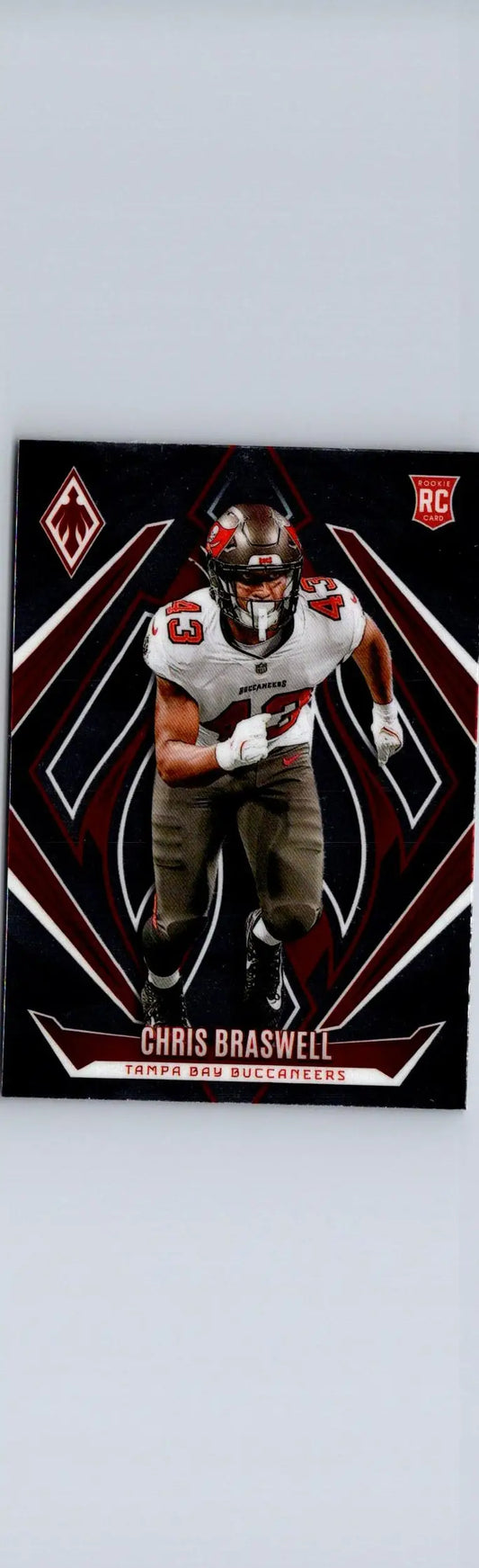 2024 Panini Phoenix Chris Braswell football card featuring player image and design