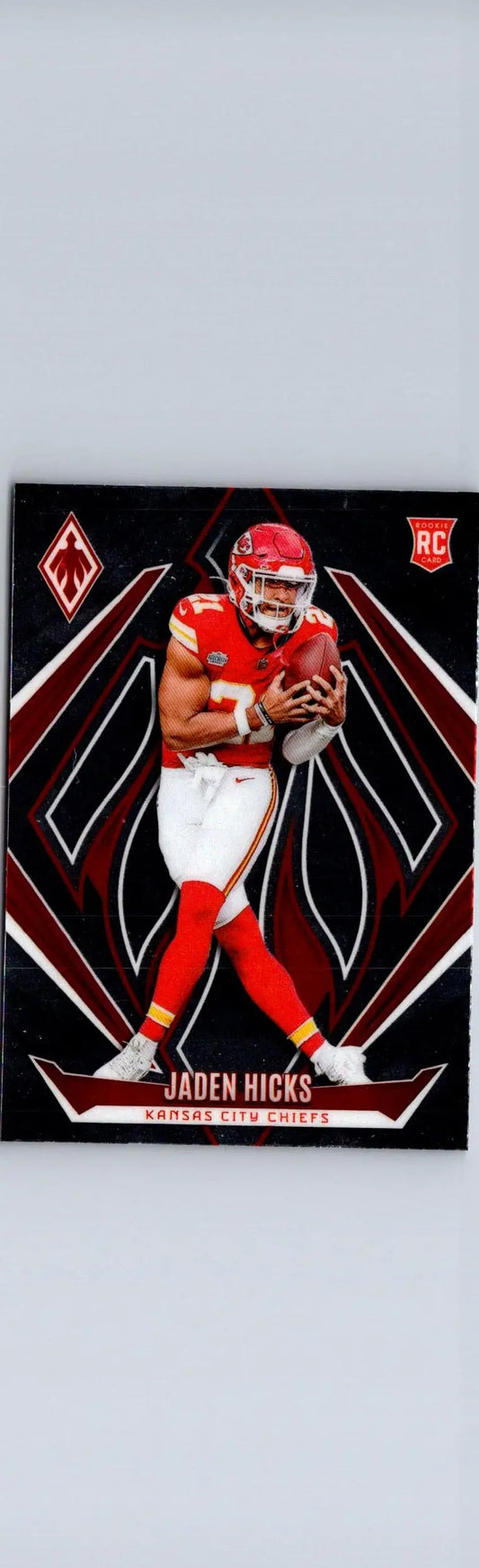 Jaden Hicks football card from Panini Phoenix 2024 series for collectible sports fans