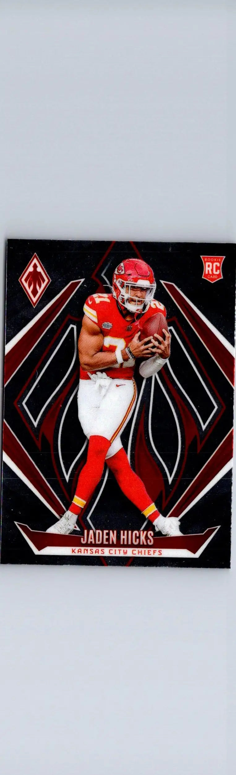 Jaden Hicks football card from Panini Phoenix 2024 series for collectible sports fans