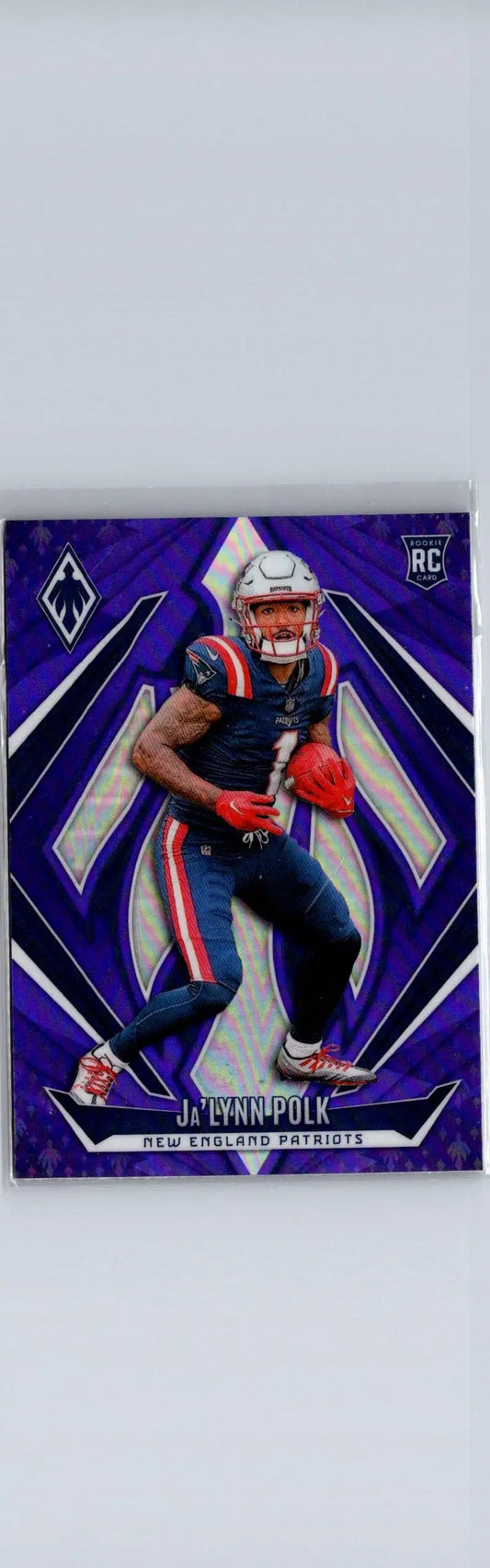 2024 Panini Phoenix #190 Ja’Lynn Polk Purple Fade - Football Card Single