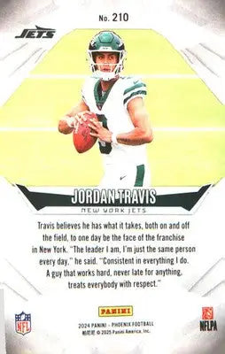 2024 Panini Phoenix #210 Jordan Travis Rookie RC - Football Card Single