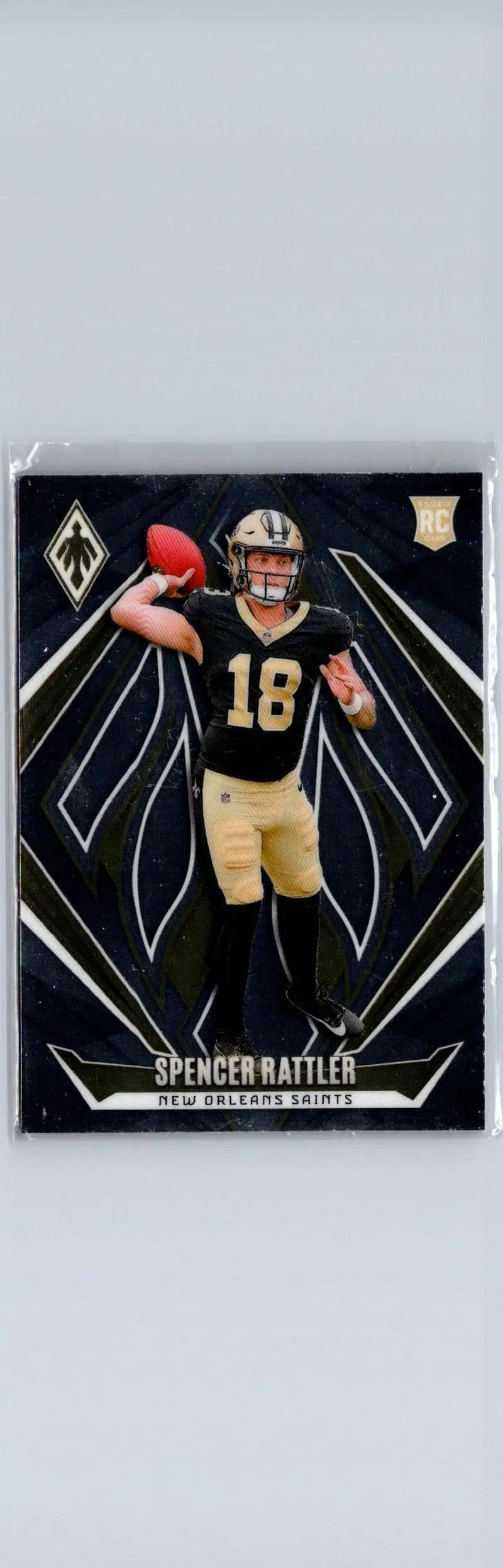 Spencer Rattler rookie card from 2024 Panini Phoenix series, collectibles memorabilia