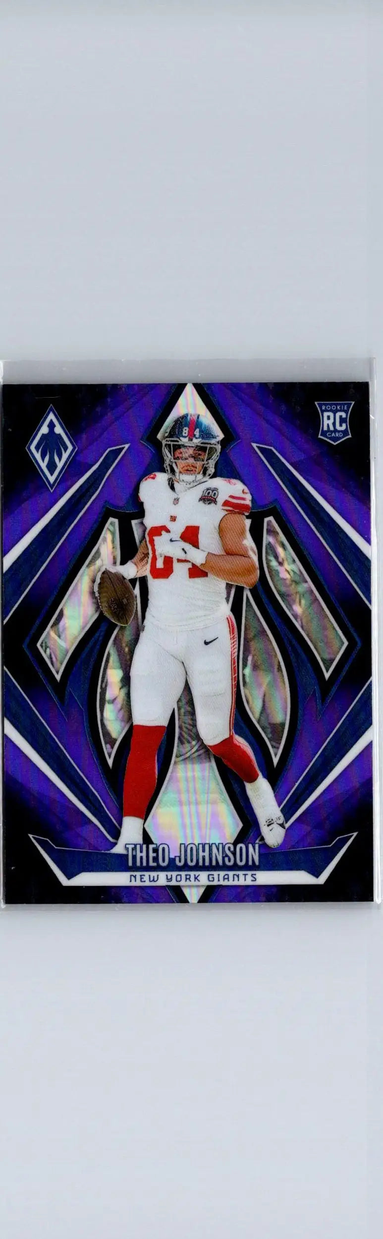 2024 Panini Phoenix #241 Theo Johnson Purple - Football Card Single