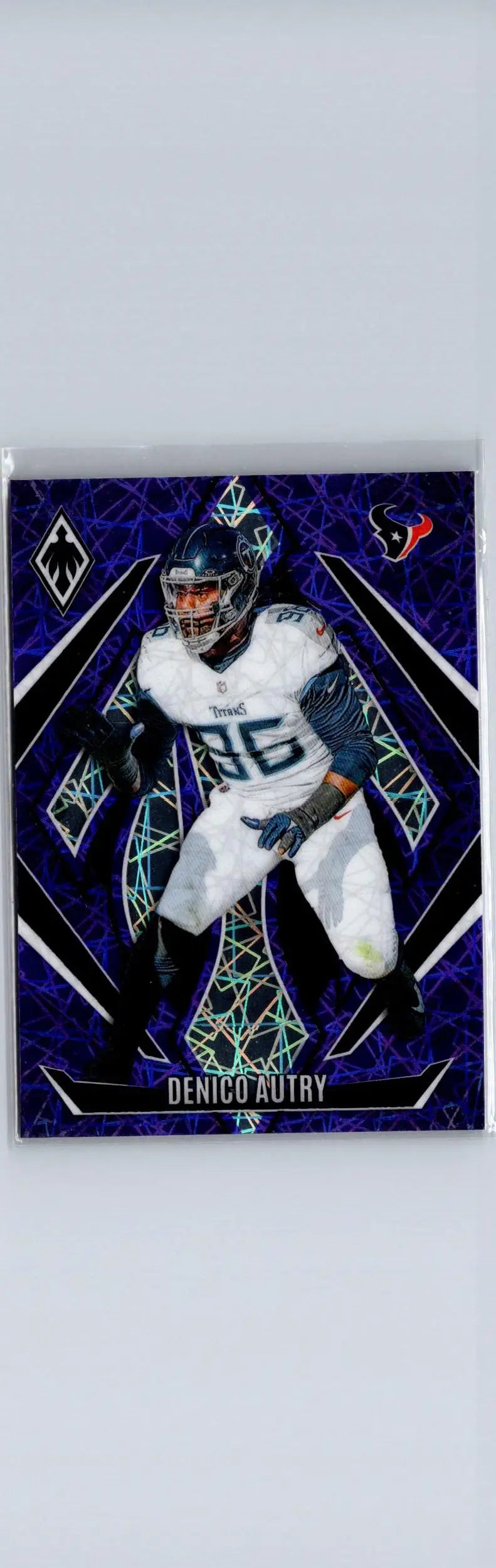 2024 Panini Phoenix #42 Denico Autry Purple - Football Card Single