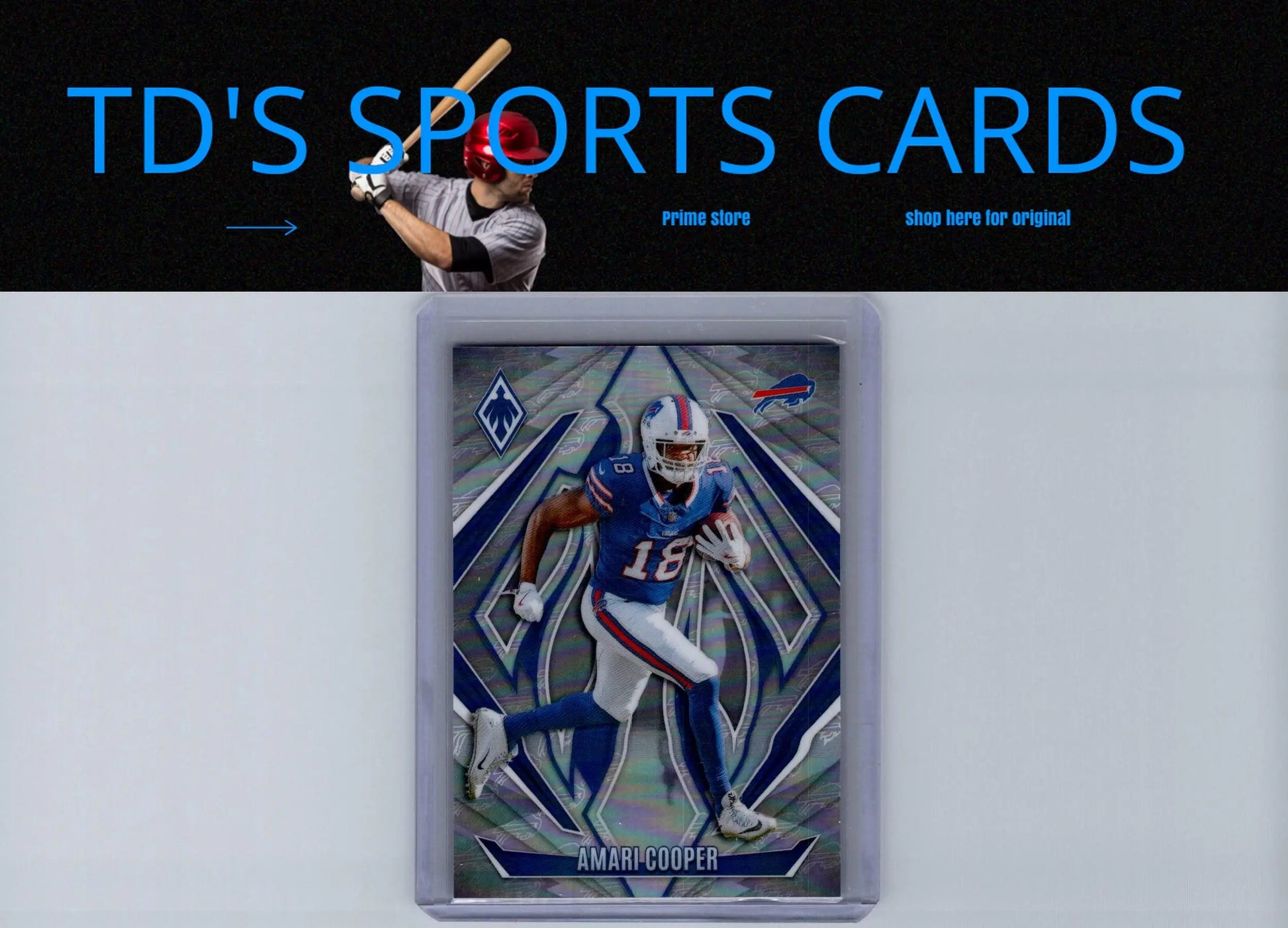 Amari Cooper Phoenix football card from 2024 Panini Phoenix series, limited edition