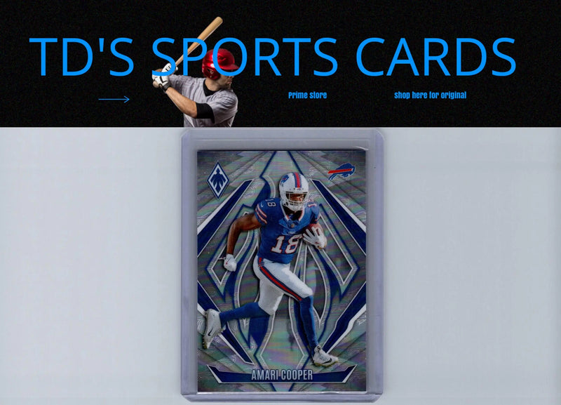 Amari Cooper Phoenix football card from 2024 Panini Phoenix series, limited edition