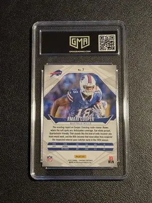 2024 Panini Phoenix #7 Amari Cooper Lazer GMA 10 - Football Card Single