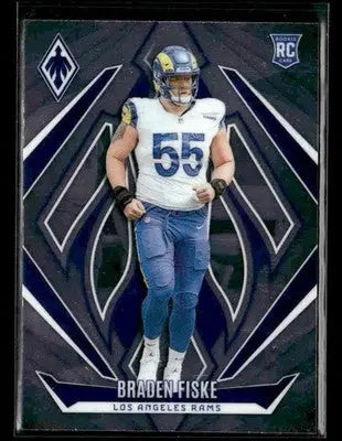 2024 Panini Phoenix Braden Fiske #160 RC Los Angeles Rams
