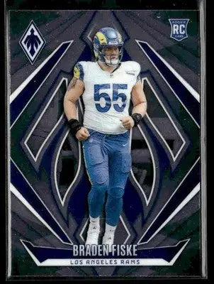 2024 Panini Phoenix Braden Fiske #160 RC Los Angeles Rams