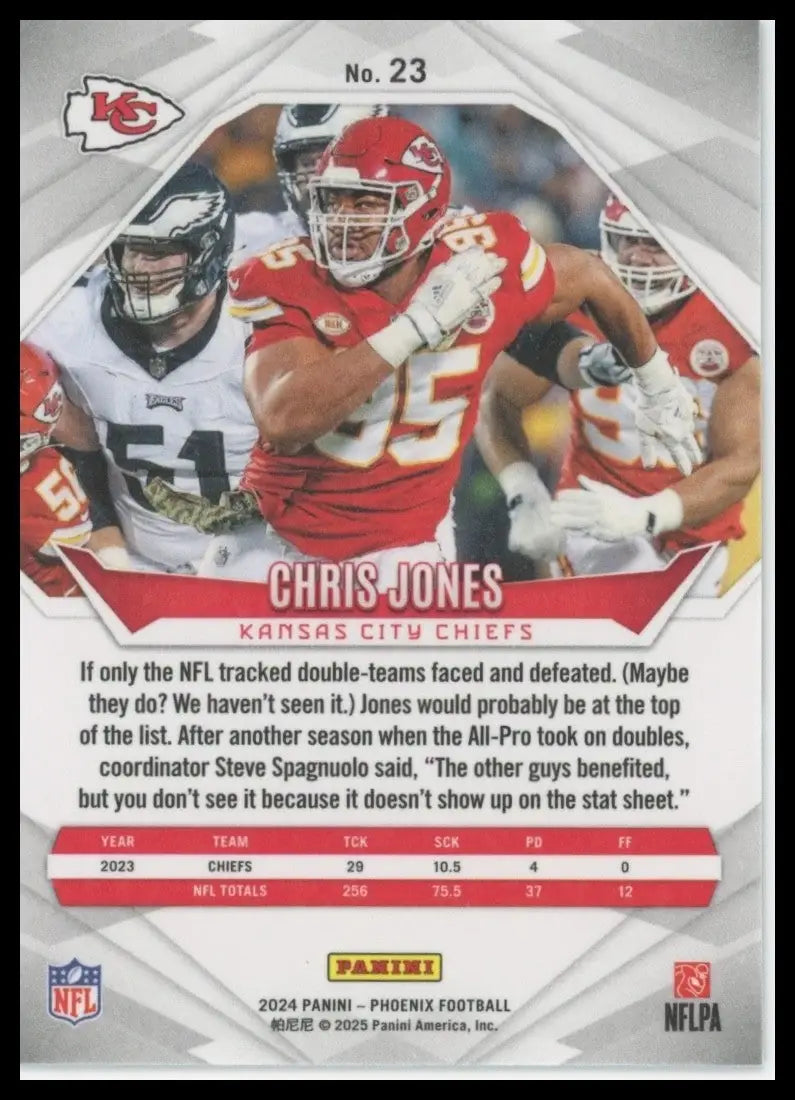 2024 Panini Phoenix - Chris Jones #23 - Football Card Single