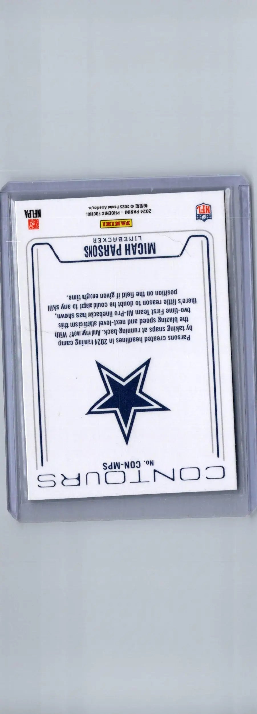 2024 Panini Phoenix #CON-MPS Micah Parsons Contours - Football Card Single