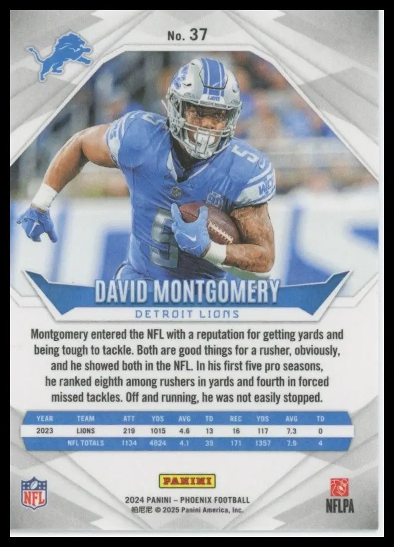 2024 Panini Phoenix - David Montgomery #37 - Football Card Single
