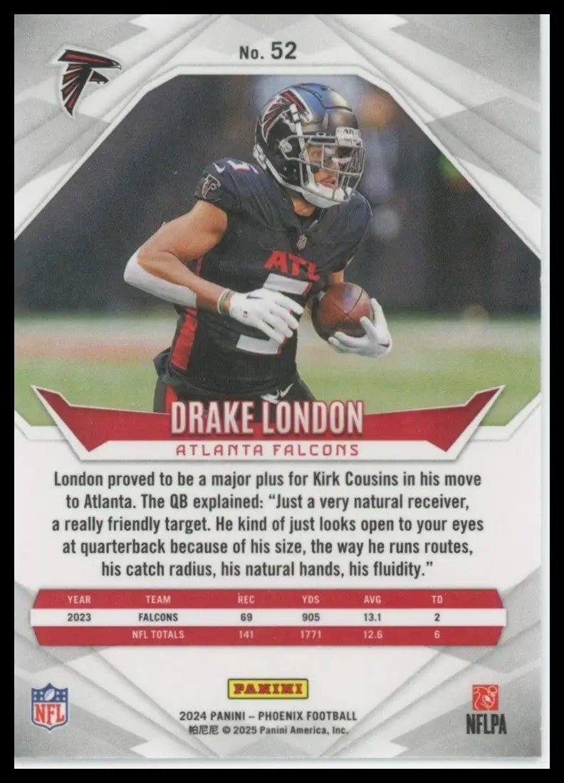 2024 Panini Phoenix - Drake London #52 - Football Card Single