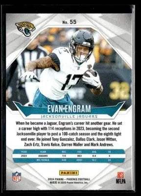 2024 Panini Phoenix Evan Engram #55 Jacksonville Jaguars