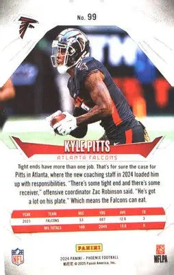 2024 Panini Phoenix Hyper #99 Kyle Pitts - Football Card Single