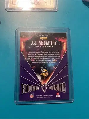 2024 Panini Phoenix J.J. McCARTHY RC Rookie Rising - Minnesota Vikings - Football Card Single