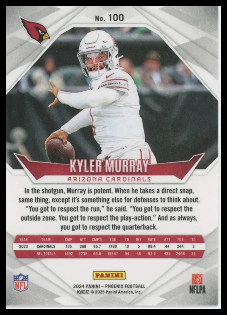 2024 Panini Phoenix - Kyler Murray #100 - Football Card Single