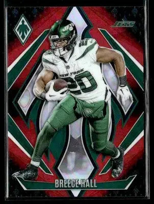 2024 Panini Phoenix - Red Fade Breece Hall #16 SN #/299 New York Jets