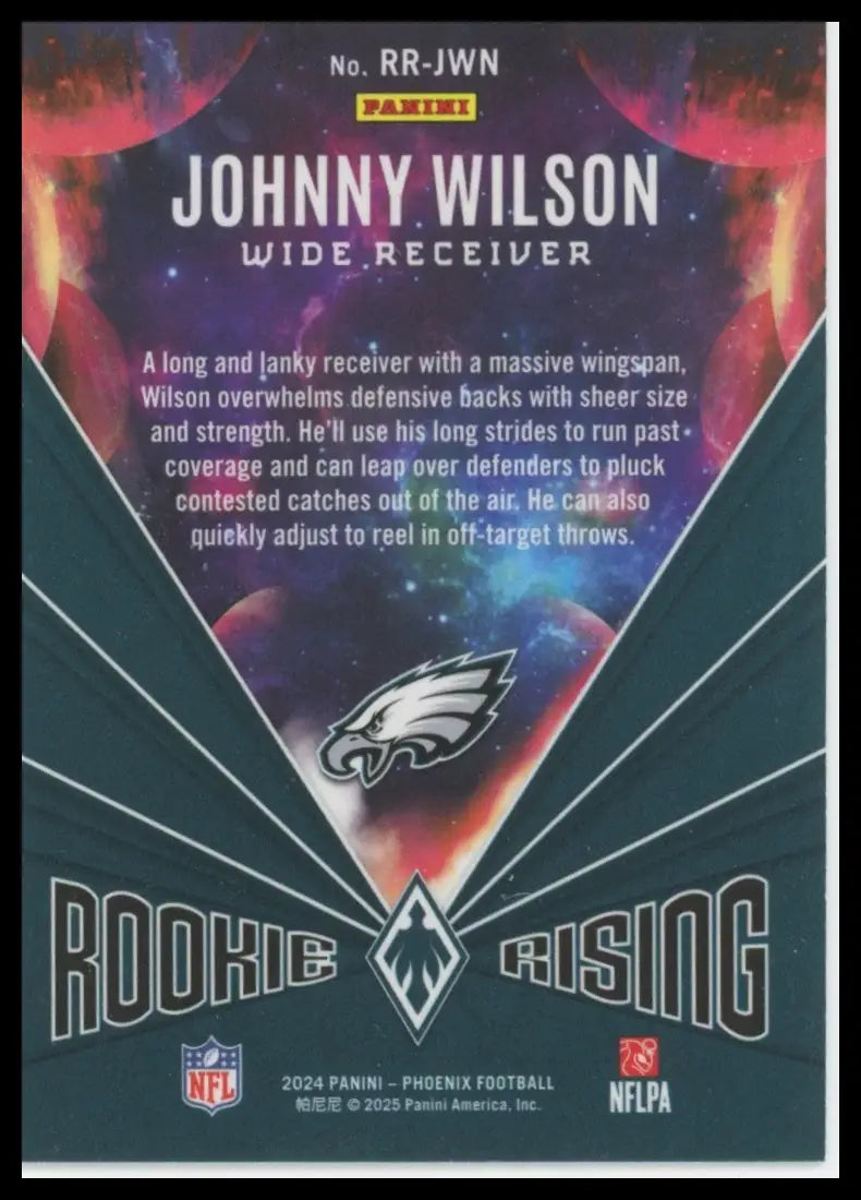 2024 Panini Phoenix - Rookie Rising Johnny Wilson RR-JWN Philadelphia Eagles - Football Card Single