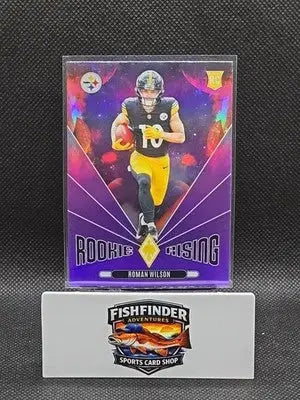 2024 Panini Phoenix - Rookie Rising Roman Wilson #RR-RWN Purple (RC) - Football Card Single