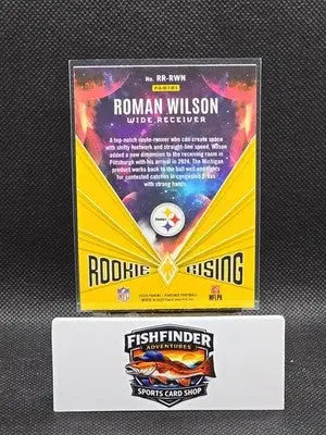 2024 Panini Phoenix - Rookie Rising Roman Wilson #RR-RWN Purple (RC) - Football Card Single